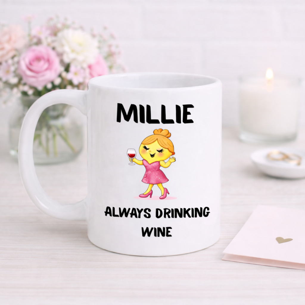 Always Drinking Wine - Add Any Name